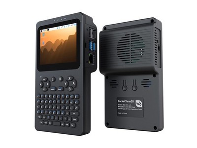 Waveshare PocketTerm35, Handheld Linux Terminal, Cyberdeck für Raspberry Pi 4/5,