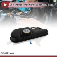 Coolant Expansion Overflow Tank with Cap No.C2Z11668 for Jaguar XF X250 XJ 1Set