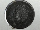 1878 Indian Cent in very fine plus