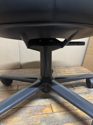 Vintage Herman Miller Geoff Hollington Executive Leather Office Chair Black - Picture 15 of 16