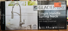 Glacier Bay Mandouri 1-Handle Spring Neck Sprayer Kitchen Faucet Stainless Steel