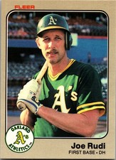 1983 Fleer Joe Rudi #532