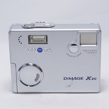 MINOLTA DiMAGE X20 Compact Digital Camera w/ CCD Sensor JAPAN