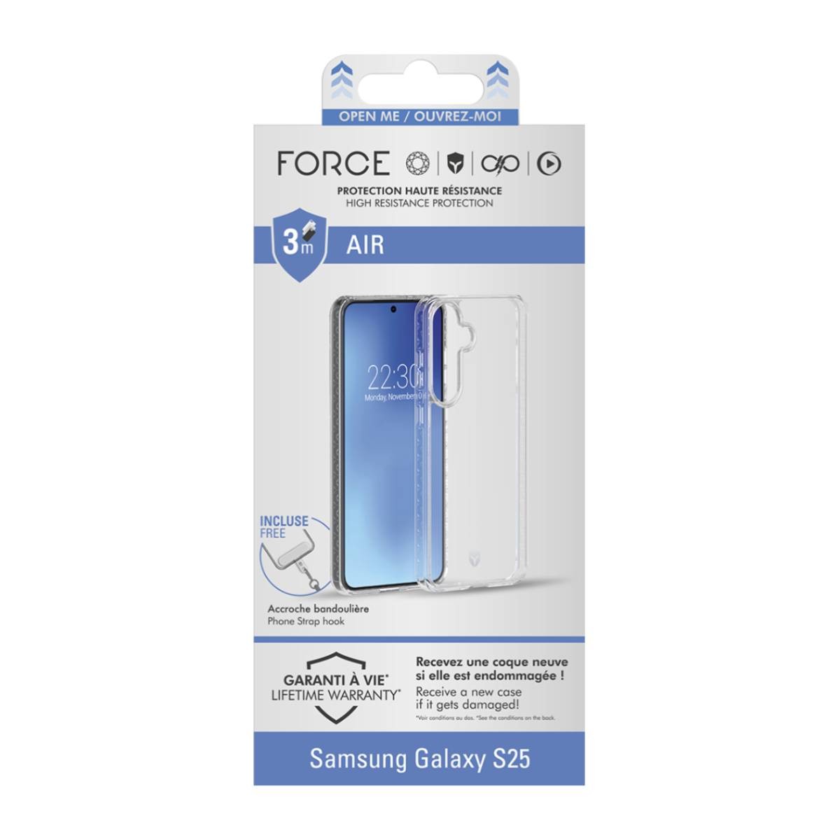 Coque Samsung S25 Force Case Écran Protégé Chute Incassable