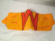 The Letter People Huggable Inflatable 20 Inch Size w/ Owner's Manual Letter W