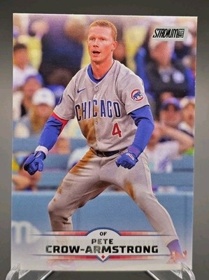 Pete Crow-Armstrong 2025 Topps Stadium Club Baseball #86 Chicago Cubs MLB