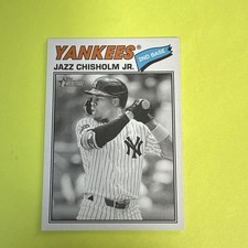 2026 Topps Heritage - Black & White Image Variation Jazz Chisholm #196