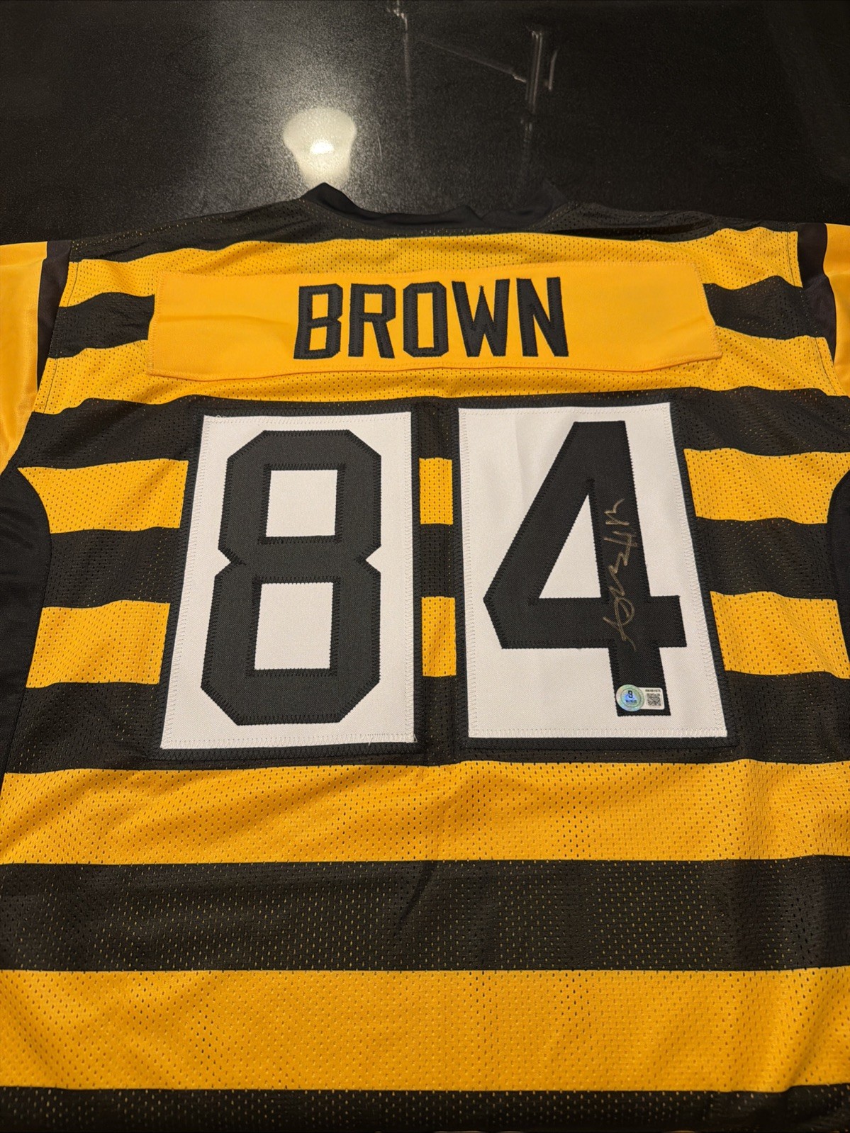 Antonio Brown Autographed Signed Pittsburgh Steelers Jersey BAS Authenticated 