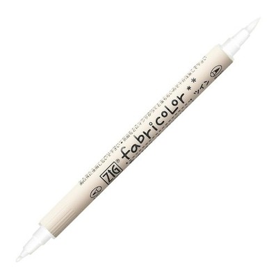 Kuretake Zig Fabricolor Twin Mixer Stoffmarker, Tc-4000A-000 (6er Pack)