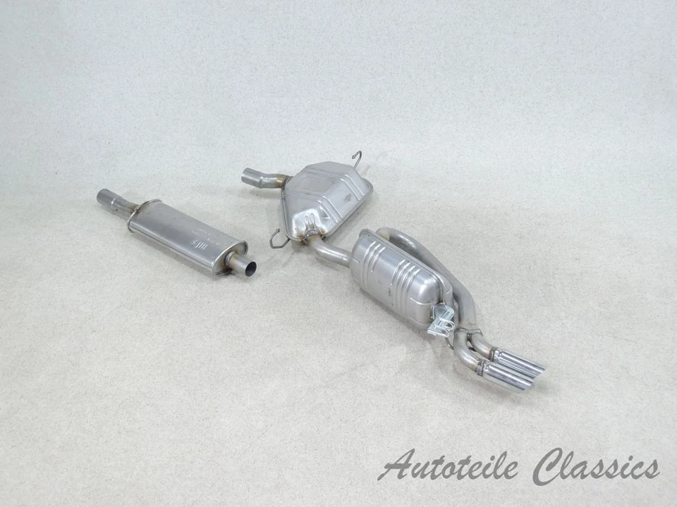 MTS Auspuff SET NEU für Fiat Barchetta 1.8 16V Mitteltopf + Endtopf + Anbaut. - Bild 1 von 1
