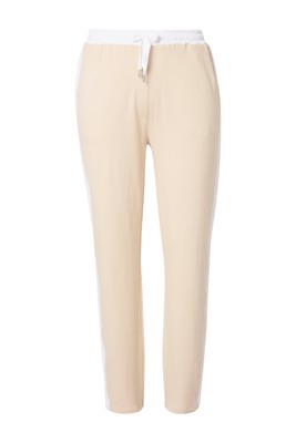 MIAMODA Damen große Größen Jerseyhose Straight Tapered Farbdetails