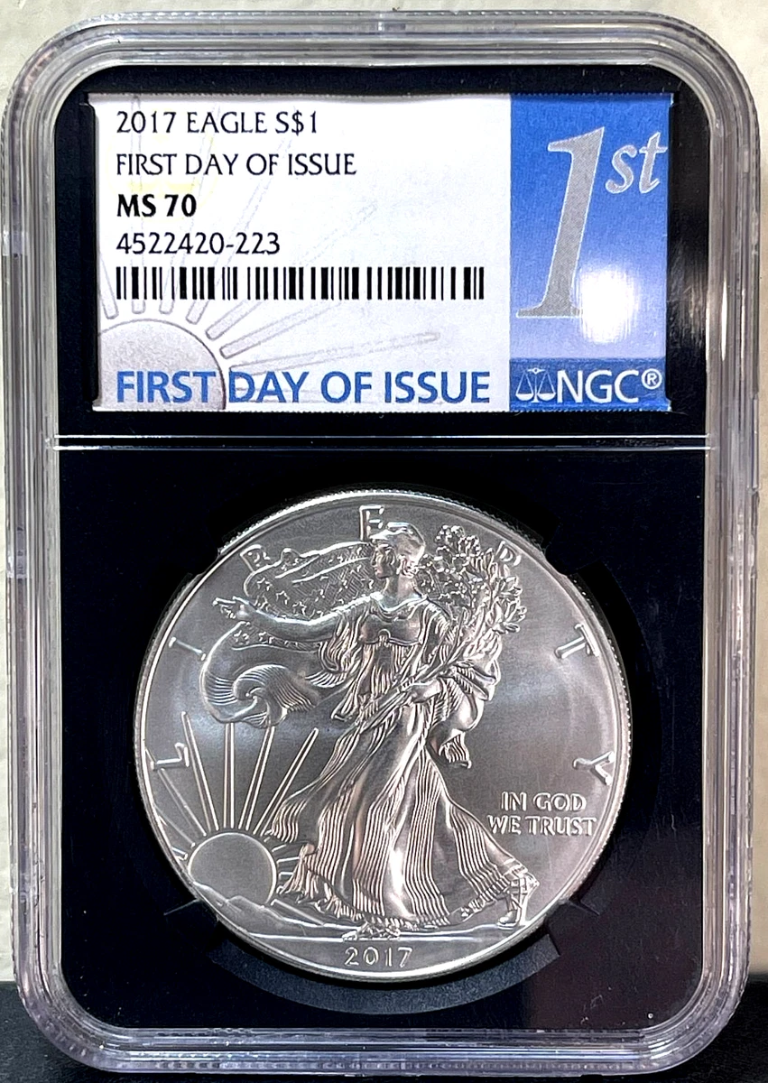 American Eagle MS 70 Graded 2017 Silver Bullion Coins for sale | eBay
