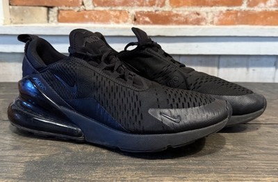 Nike Air Max 270 Men's Size 12 Triple Black Shoes Athletic Running AH8050-005