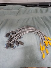 Lot of 13 Turck RKSV 4T M12 Eurofast Female Gray Shielded Cable Gland Pigtail