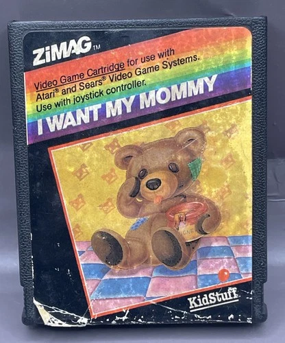 New ListingZiMAG I Want My Mommy Atari 2600 Video Computer System Kid Arcade Game Cartridge