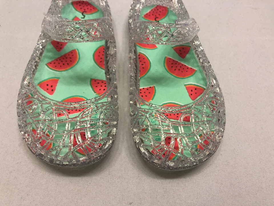 Sandálias Mary Jane Clear Jelly sapatos pré-caminhada 2 3 4 5 6 12 bebês meninas - Imagem 2 de 4