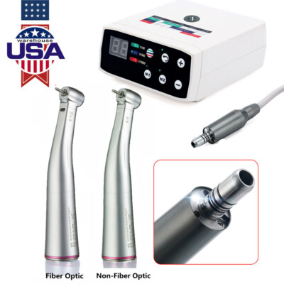 Fit NSK Dental Brushless LED Electric Micro Motor 1:5 (Fiber Optic) Handpiece