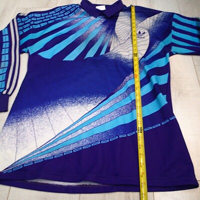 Adidas Vintage 90s Long Sleeve Goal Keeper Soccer Jersey sz L | eBay