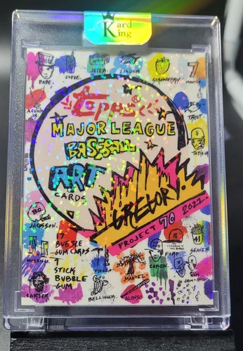 Topps Project 70 WAX WRAPPER GREGORY SIFF #932 *1/1 RAINBOW CONFETTI - KARD KING