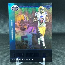 2021 Illusions Terrace Marshall Jr. Rookie Blue #'d /99 - Carolina Panthers