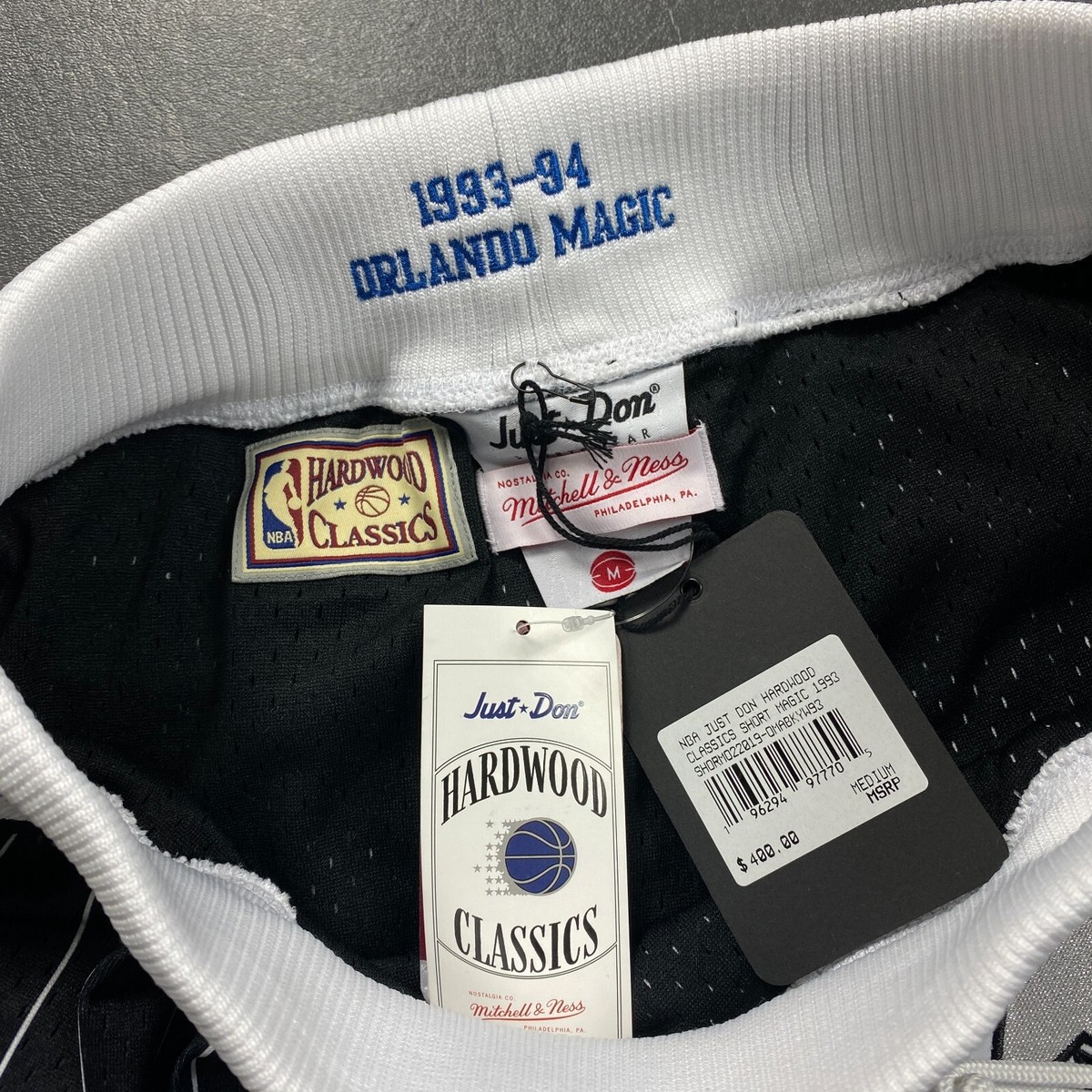 100% Authentic Just Don x Mitchell Ness 93 94 Orlando Magic