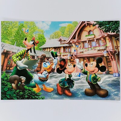 Tokyo Disney Resort Postcard Disneyland Mickey Mouse Donald Duck