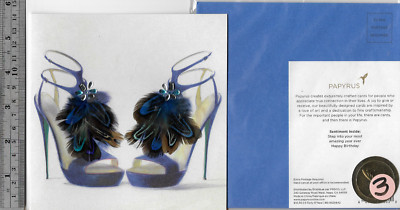 (# V   )  BIRTHDAY  -  PAPYRUS , BURGOYNE,  HALLMARK     with  Envelope