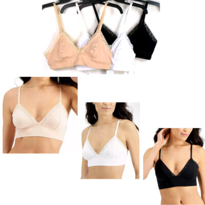 Jenni On Repeat Lace Trim Bralette Choose Size & Color New
