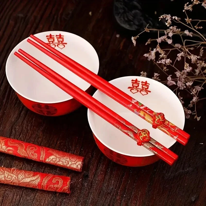 5 pares de palillos dragón con resto Foto 3 de 4