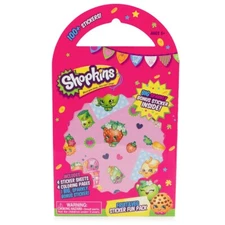 Shopkins Fruit & Veggie Variety Fun Pack For Kids 100+ Sticker lot of 4 books