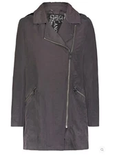 MY ANORAK WANG MOTO RAIN JACKET  IN DUSK~ SZ. MEDIUM~ EUC~ SOLD OUT~$169