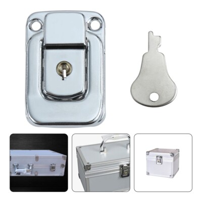 Toggle Latch Catch Hasp Lock W Keys Wide Use Luggage Briefcase Furniture 48*31mm