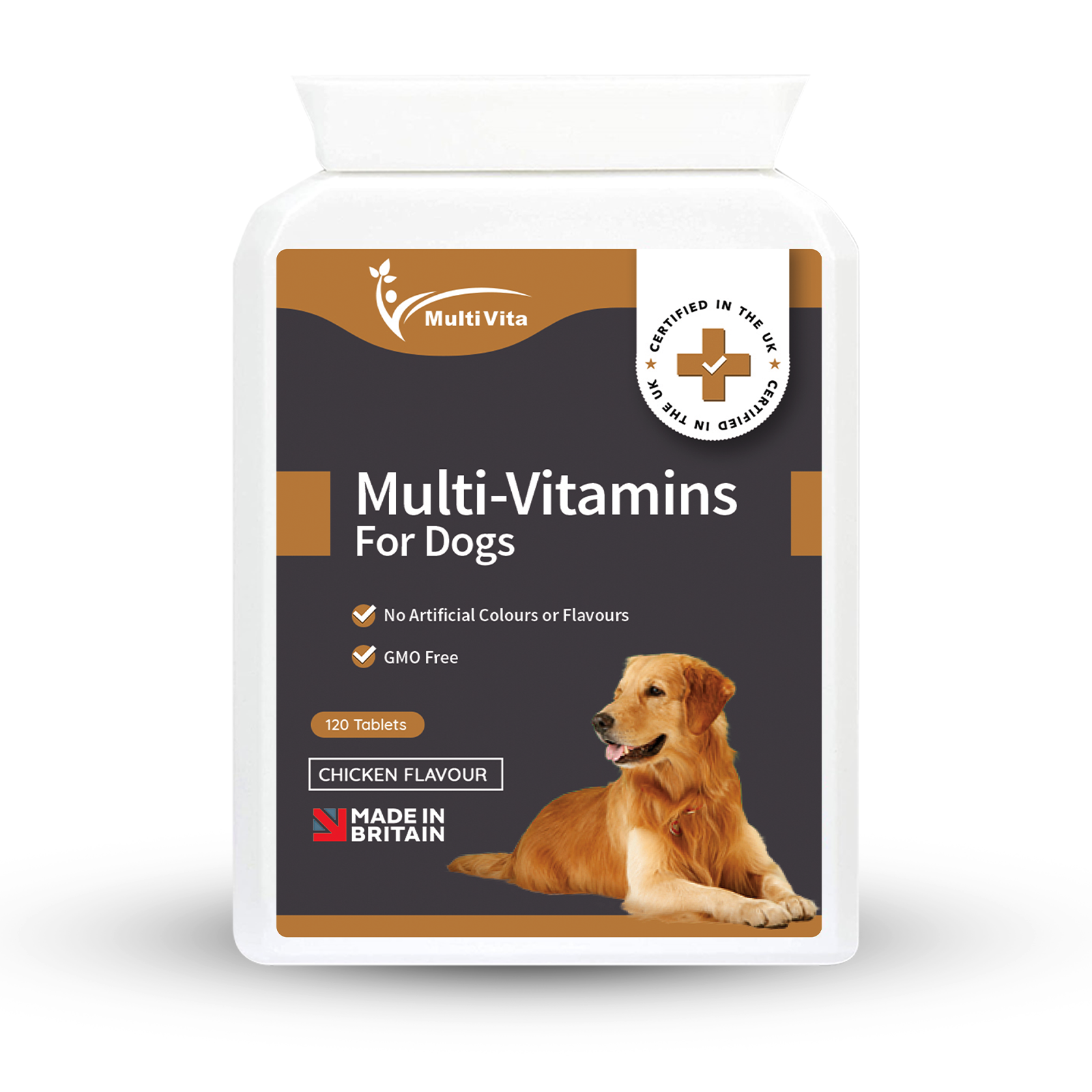 MultiVitamins for Dogs Vitamins A,C,D3,E,K1,B1,B2,B3,B5,B6, B12
