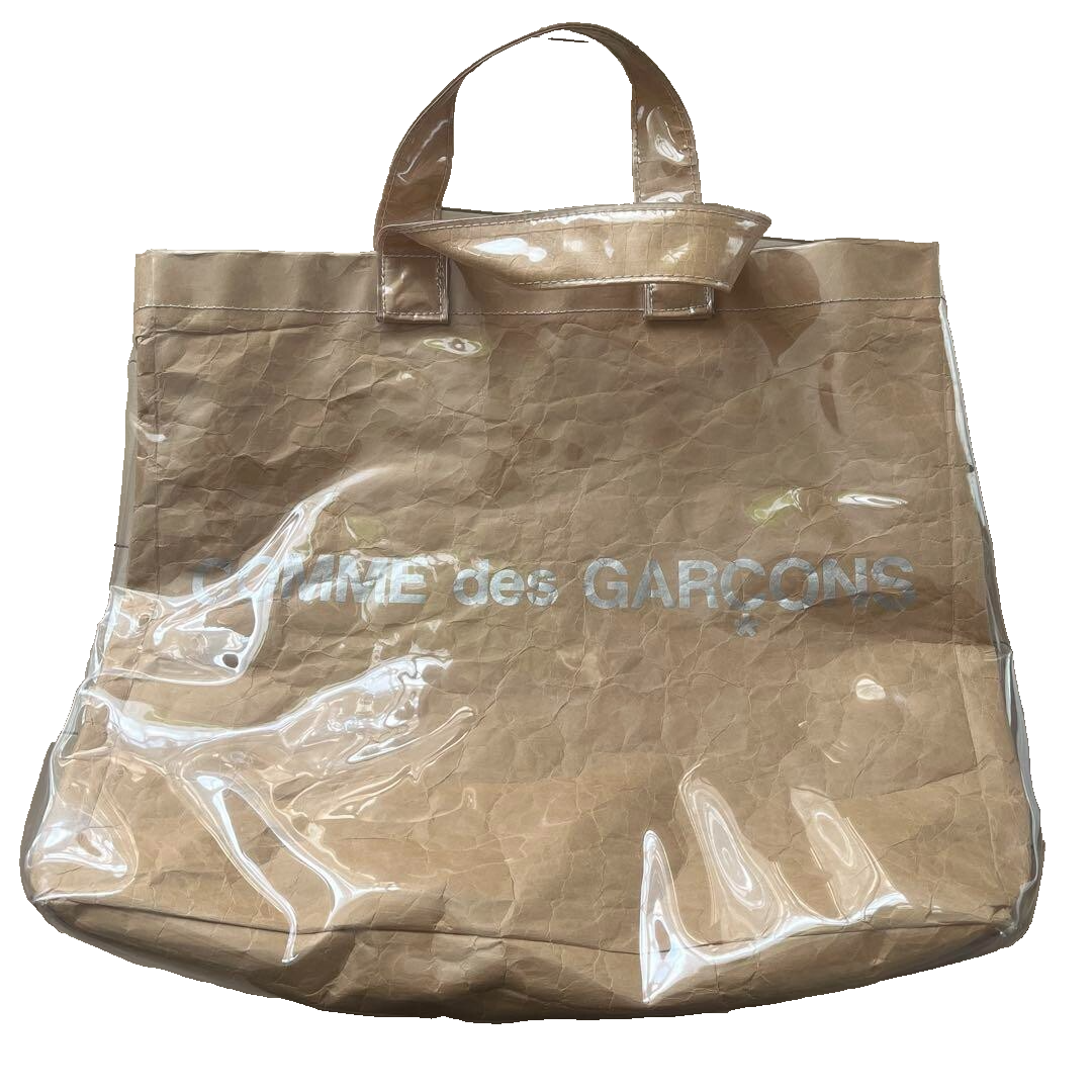 COMME des GARÇONS PVCトートバッグ ベージュ　美品 COMME des GARCONS PVC Tote Bag Beige Women | eBay