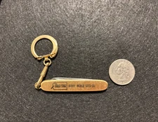 Vintage Ferry Morse Seed Co. Pocket Knife Keychain