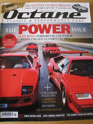 OCTANE MAGAZINE JUL 2011 F40 COUNTACH CORVETTE CAPRI BMW CSL COBRA BUYING GUIDE