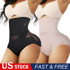 Women High Waist Tummy Control Panties Shapewear Butt Lifter Underwear Shaper