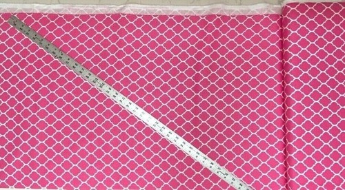 Stars Pink & White Flannel Fabric & Pink Ogee Flannels 100% Cotton Joann BTY New - Picture 9 of 17