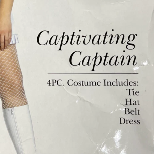 Disfraz de marinero Plus para mujer CON sombrero (capitán cautivador), talla 1X-2X TOTALMENTE NUEVO Foto 2 de 4