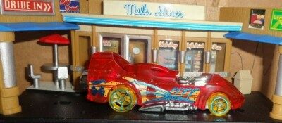 #ad #ad HOT WHEELS Loose Power Rocket Clear Red Version $1.25