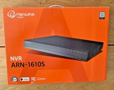 Hanwha Techwin ARN-1610S Wisenet 16CH PoE 4K NVR IP Recorder with 4TB HDD