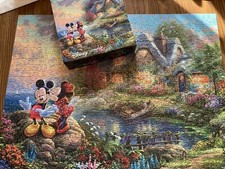 puzzle Disney Thomas Kinkade. Mickey and Minnie Ceaco 750 pc. Complete