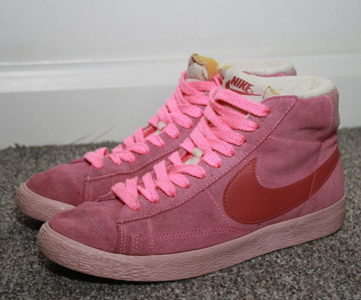 nike blazer mid suede vintage pink