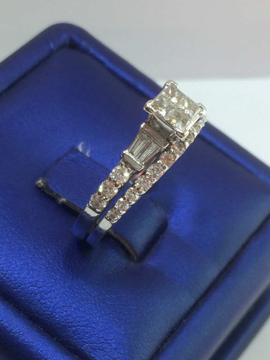 【King Ice】 BAGUETTE-CUT PLATFORM RING 指輪 (関送込) Baguette-Cut Platform Ring | Sterling Silver Rings – King Ice