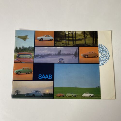 1966 Saab Full Line Original Sales Brochure Sedan Station Wagon Monte Carlo 850 - Picture 1 of 15
