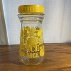 VTG Anchor Hocking Juice Jar Lemon Yellow with Flip Top Lid 24 oz