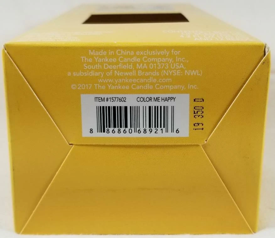 Yankee Candle Reed Diffuser COLOR ME HAPPY Air Freshener Odor Eliminate Fresh - Image 4 of 4