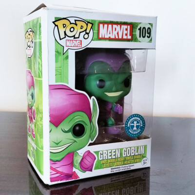 POP VINYL FIGUR! FUNKO ORIGINAL MARVEL SERIE NUMMER 109 GREEN GOBLIN XX