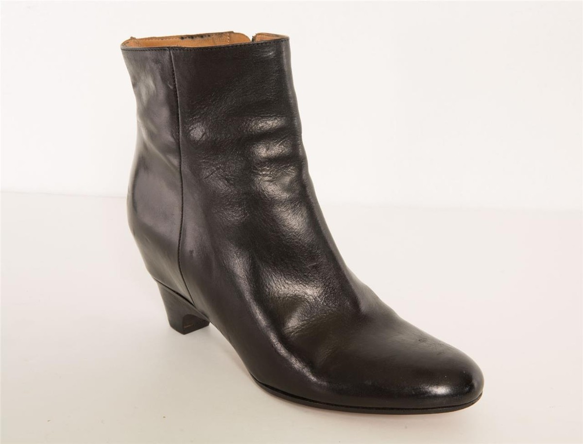 靴 Maison Martin Margiela Leather Boots MAISON MARTIN MARGIELA - High leather boots – L'OBSCUR
