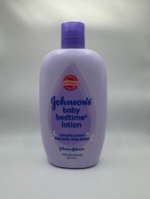 JOHNSON  S Baby Bedtime Lotion Clinically Proven 15 OZ - 2010 - READ
